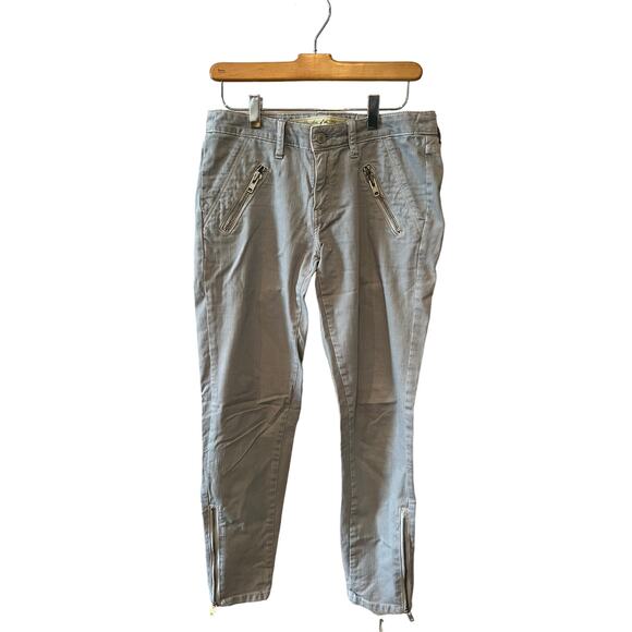 Anthropologie Daughters of the Liberation Moto Zipper Detail Jeans 27 - Picture 1 of 9